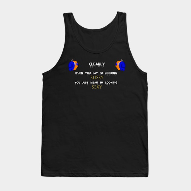 Suggestive Crewmate Look Tank Top by The Tears Over Beers Podcast